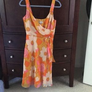 Laundry by Shelli Segal silk midi dress